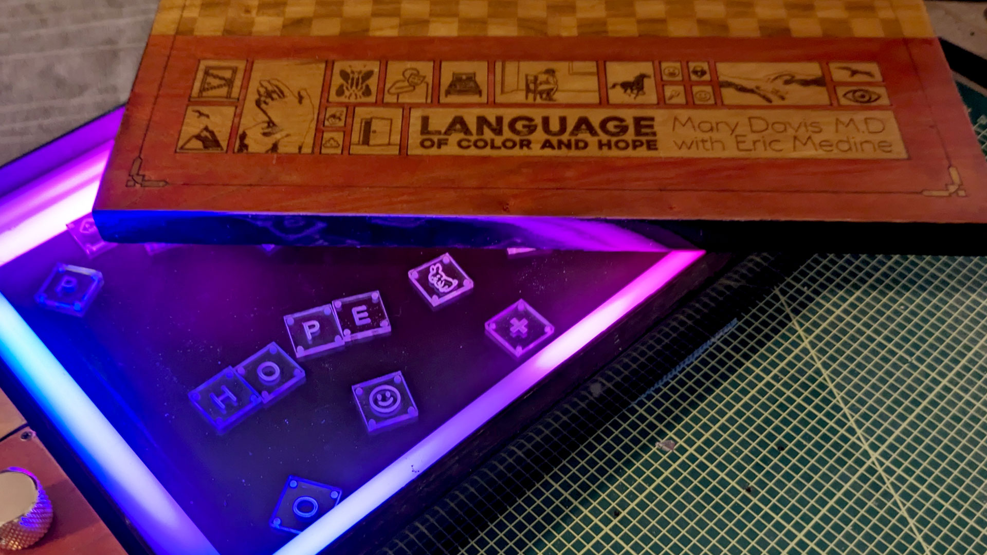 language of color and hope - electric scrabble